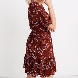 🦋Madewell Butterfly Ruffle Dress